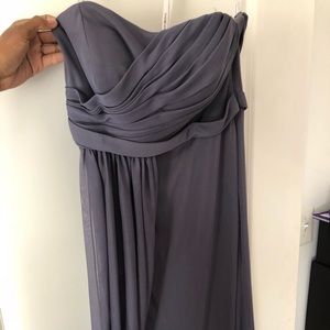 Long David’s bridal dress